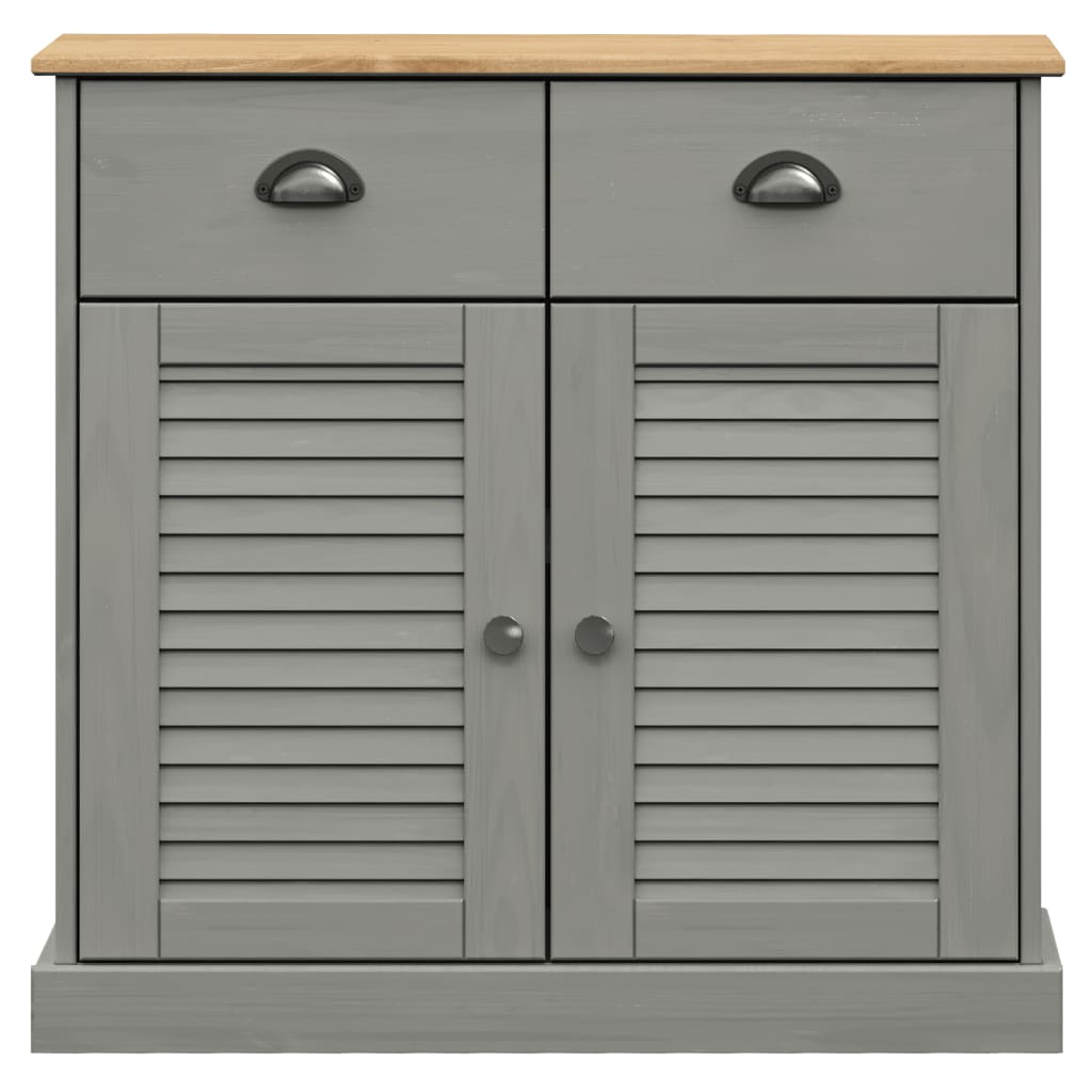 Hoge Kast Vigo 78X40X175 Cm Massief Grenenhout