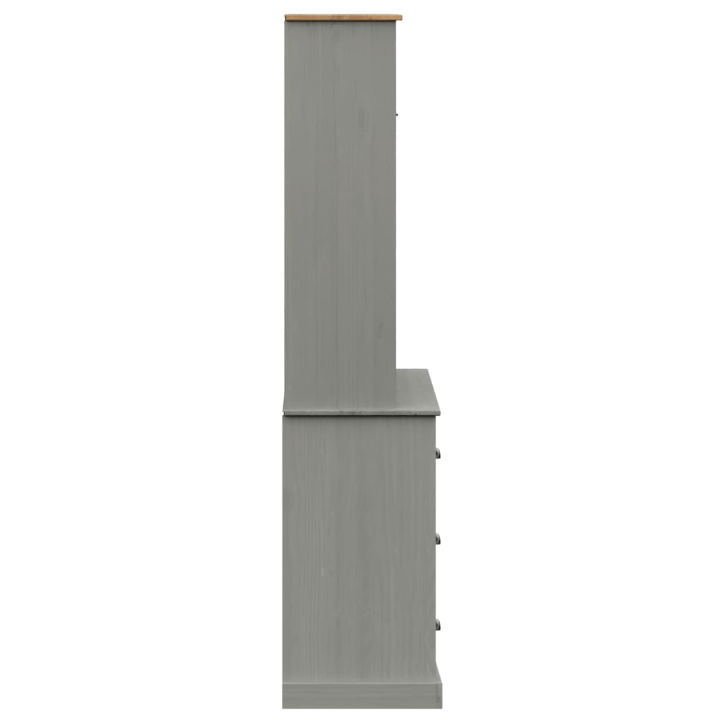 Hoge Kast Vigo 78X40X175 Cm Massief Grenenhout