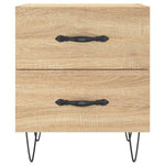 Nachtkastjes 40X35X47,5 Cm Bewerkt Hout Kleur