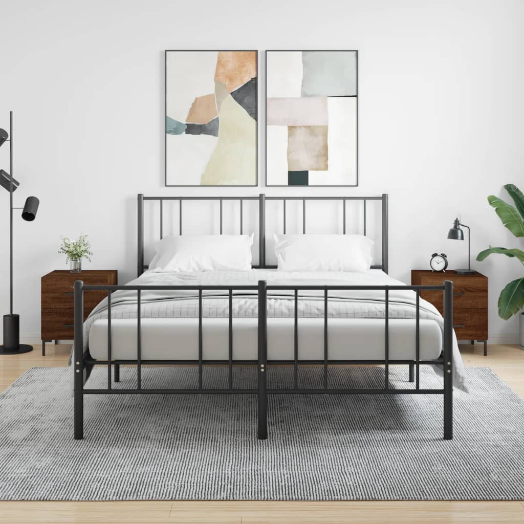 Nachtkastjes 40X35X47,5 Cm Bewerkt Hout