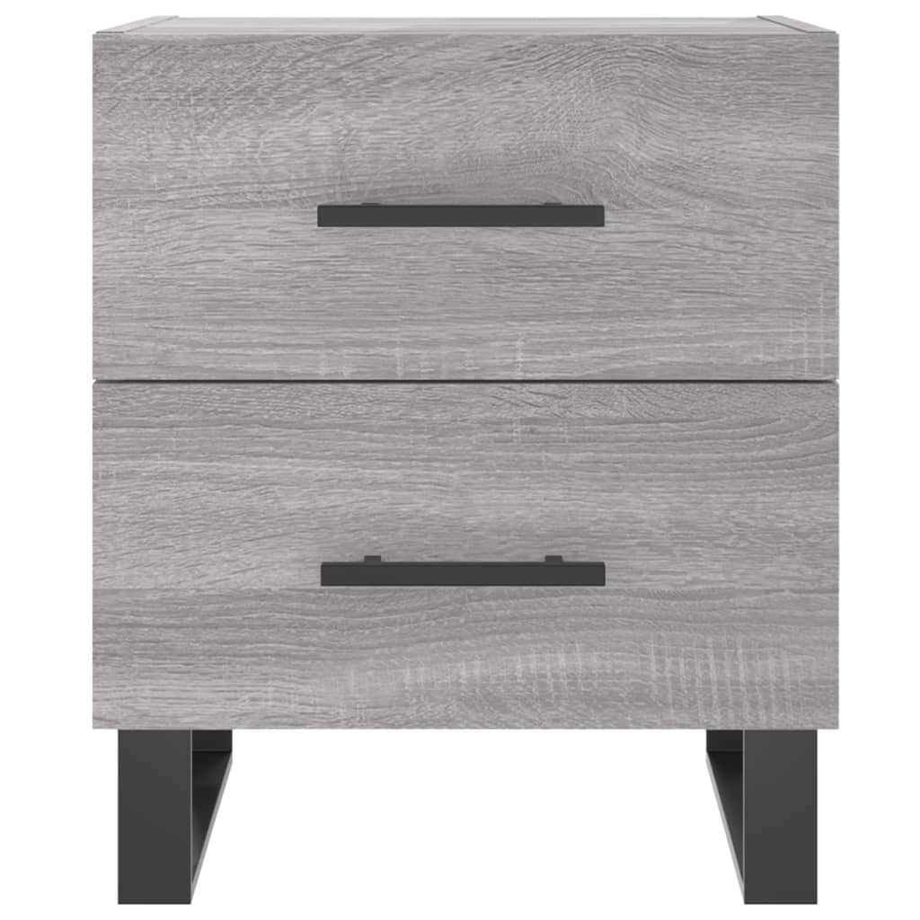 Nachtkastjes 40X35X47,5 Cm Bewerkt Hout Eiken
