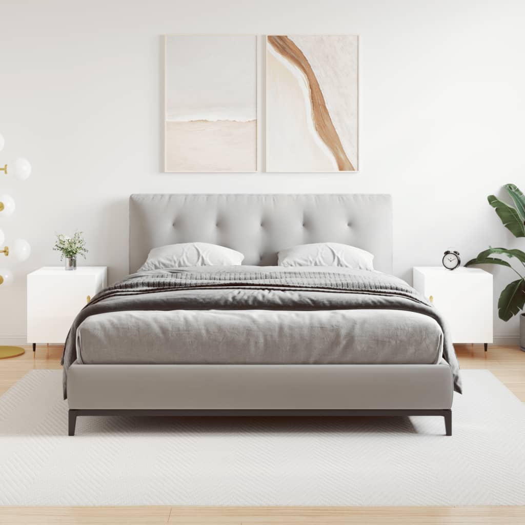 Nachtkastje 40X40X50 Cm Bewerkt Hout Eikenkleurig