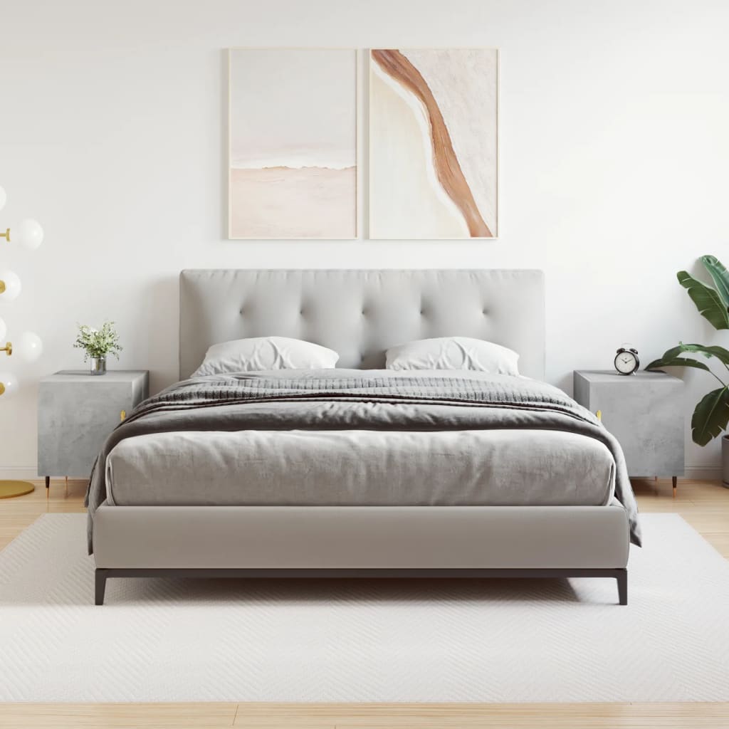 Nachtkastje 40X40X50 Cm Bewerkt Hout Eikenkleurig