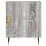 Nachtkastje 40X40X50 Cm Bewerkt Hout Eikenkleurig