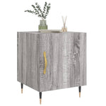 Nachtkastje 40X40X50 Cm Bewerkt Hout Eikenkleurig