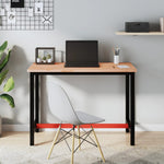 Werkbank 180X55X81,5 Cm Massief Beukenhout En Metaal