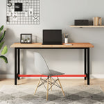 Werkbank 180X55X81,5 Cm Massief Beukenhout En Metaal