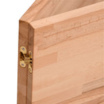 Werkbank 180X55X81,5 Cm Massief Beukenhout En Metaal
