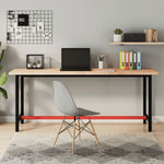 Werkbank 180X55X81,5 Cm Massief Beukenhout En Metaal