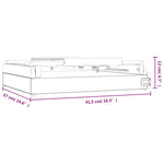 Tafelezel Met Lade 41,5X37X12 Cm Massief Grenenhout