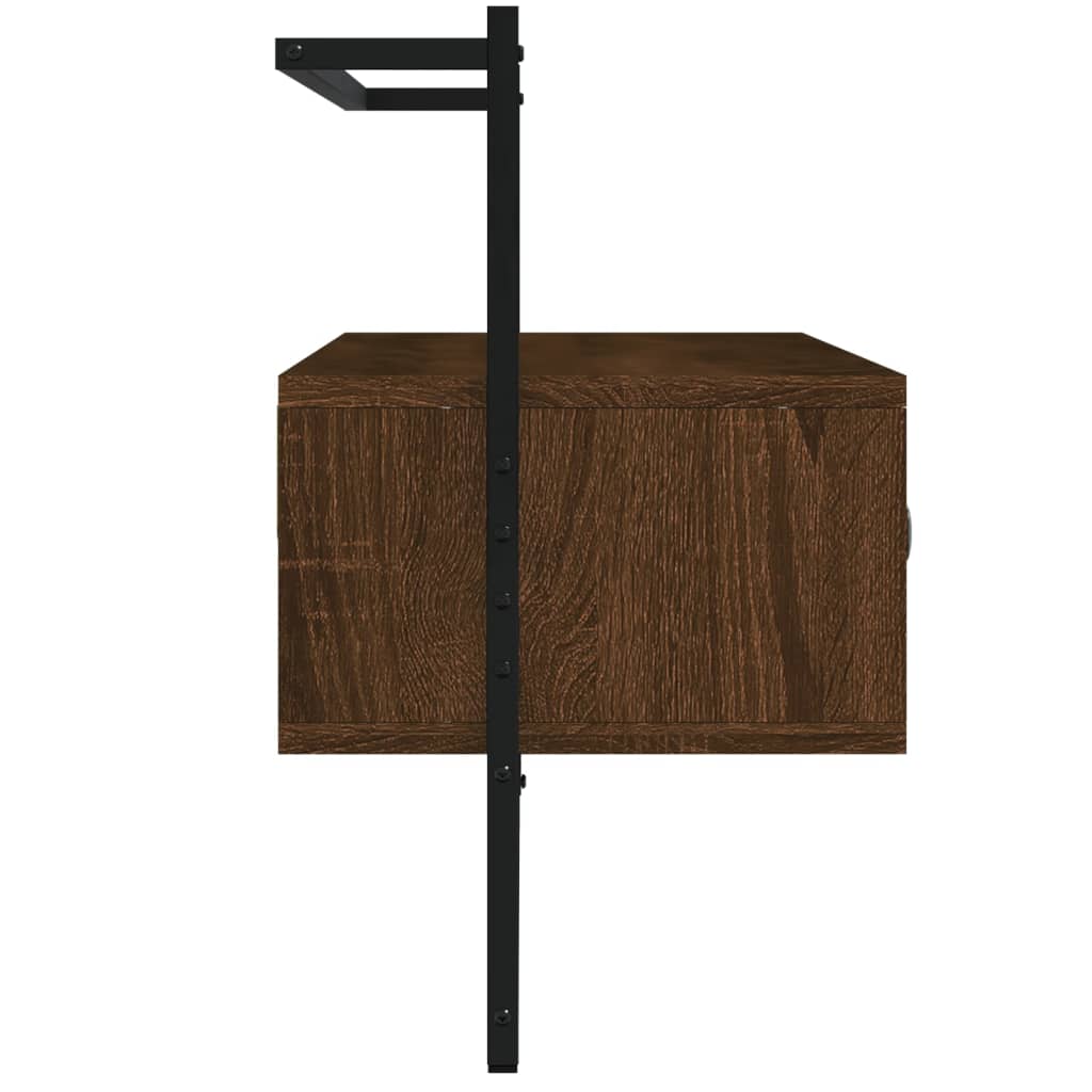 Tv-Meubel Wandgemonteerd 00,5X30X5 Cm Hout