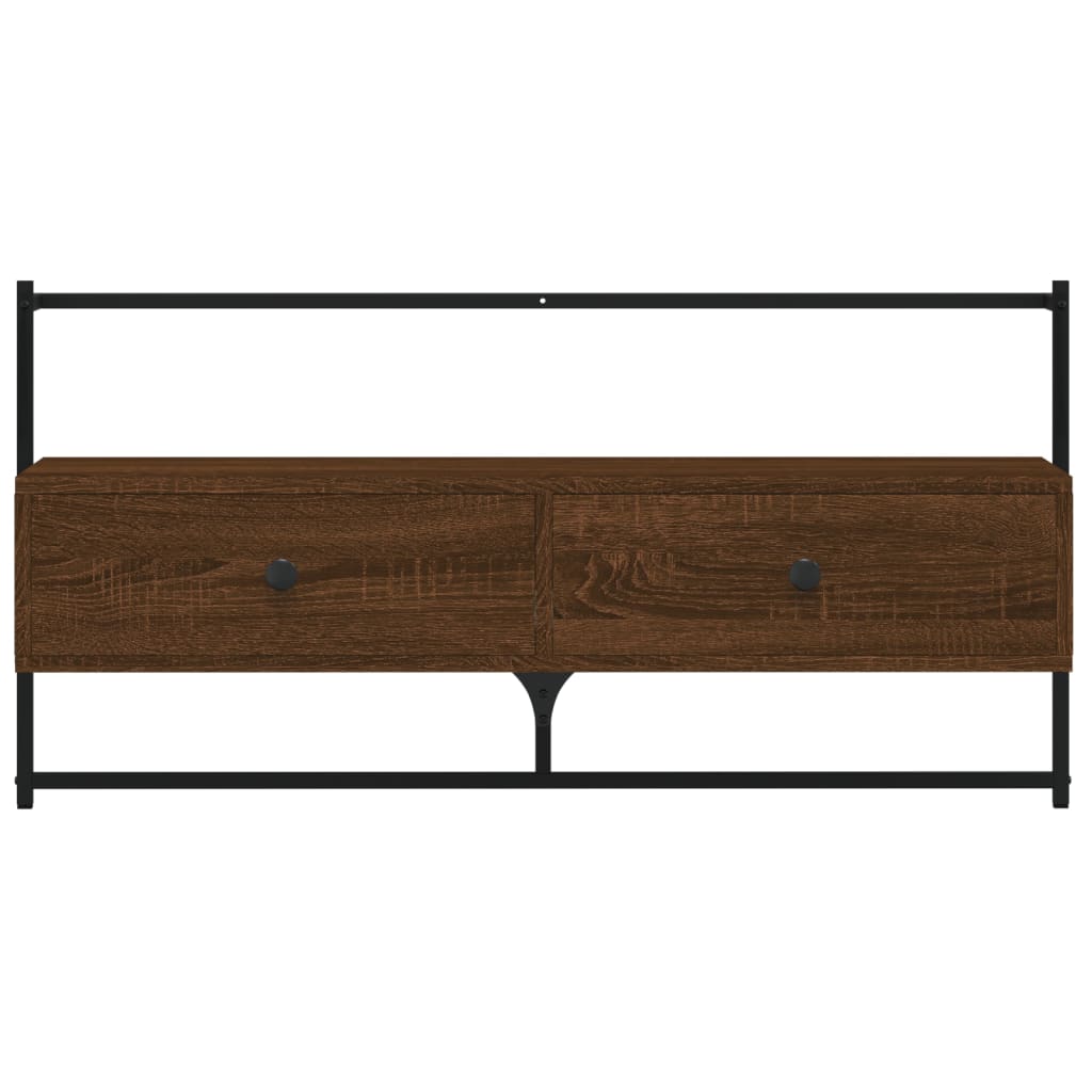 Tv-Meubel Wandgemonteerd 00,5X30X5 Cm Hout