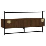 Tv-Meubel Wandgemonteerd 00,5X30X5 Cm Hout