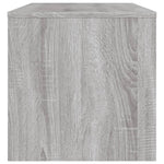 Tv-Meubel 120X34X37 Cm Bewerkt Hout Grijs Sonoma Eikenkleurig