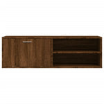 Tv-Meubel 120X34X37 Cm Bewerkt Hout Bruineikenkleurig