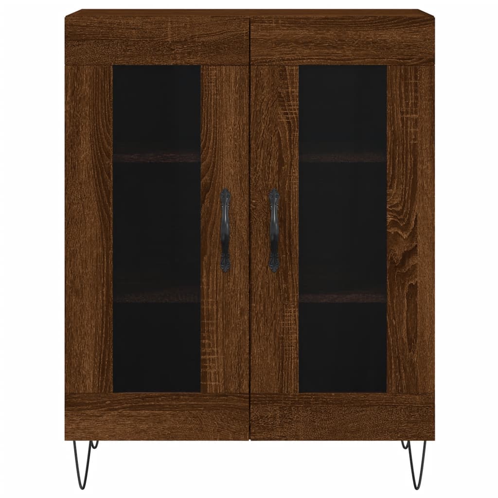 Hoge Kast 69,5X34X180 Cm Bewerkt Hout