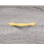 Hoge Kast 69,5X34X180 Cm Bewerkt Hout Eikenkleurig