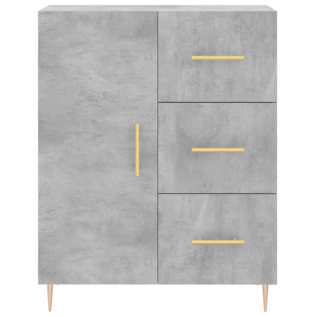 Hoge Kast 69,5X34X180 Cm Bewerkt Hout