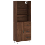 Hoge Kast 69,5X34X180 Cm Bewerkt Hout