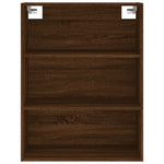 Hoge Kast 69,5X34X180 Cm Bewerkt Hout