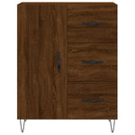 Hoge Kast 69,5X34X180 Cm Bewerkt Hout