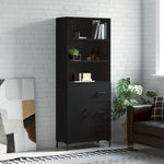 Hoge Kast 69,5X34X180 Cm Bewerkt Hout