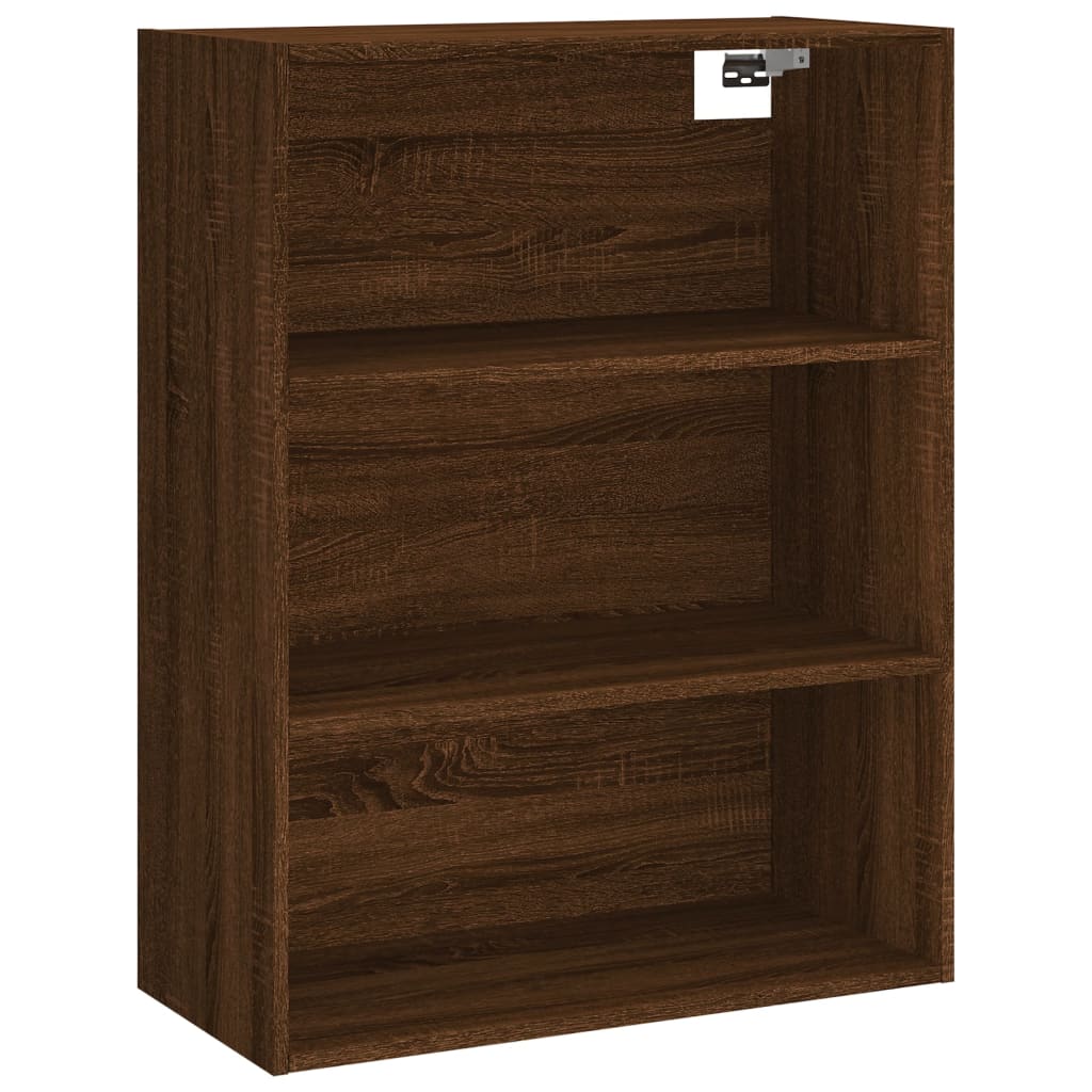 Hoge Kast 69,5X34X180 Cm Bewerkt Hout