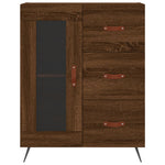 Hoge Kast 69,5X34X180 Cm Bewerkt Hout