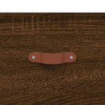 Hoge Kast 69,5X34X180 Cm Bewerkt Hout