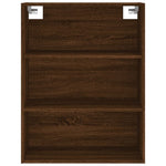 Hoge Kast 69,5X34X180 Cm Bewerkt Hout