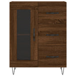 Hoge Kast 69,5X34X180 Cm Bewerkt Hout
