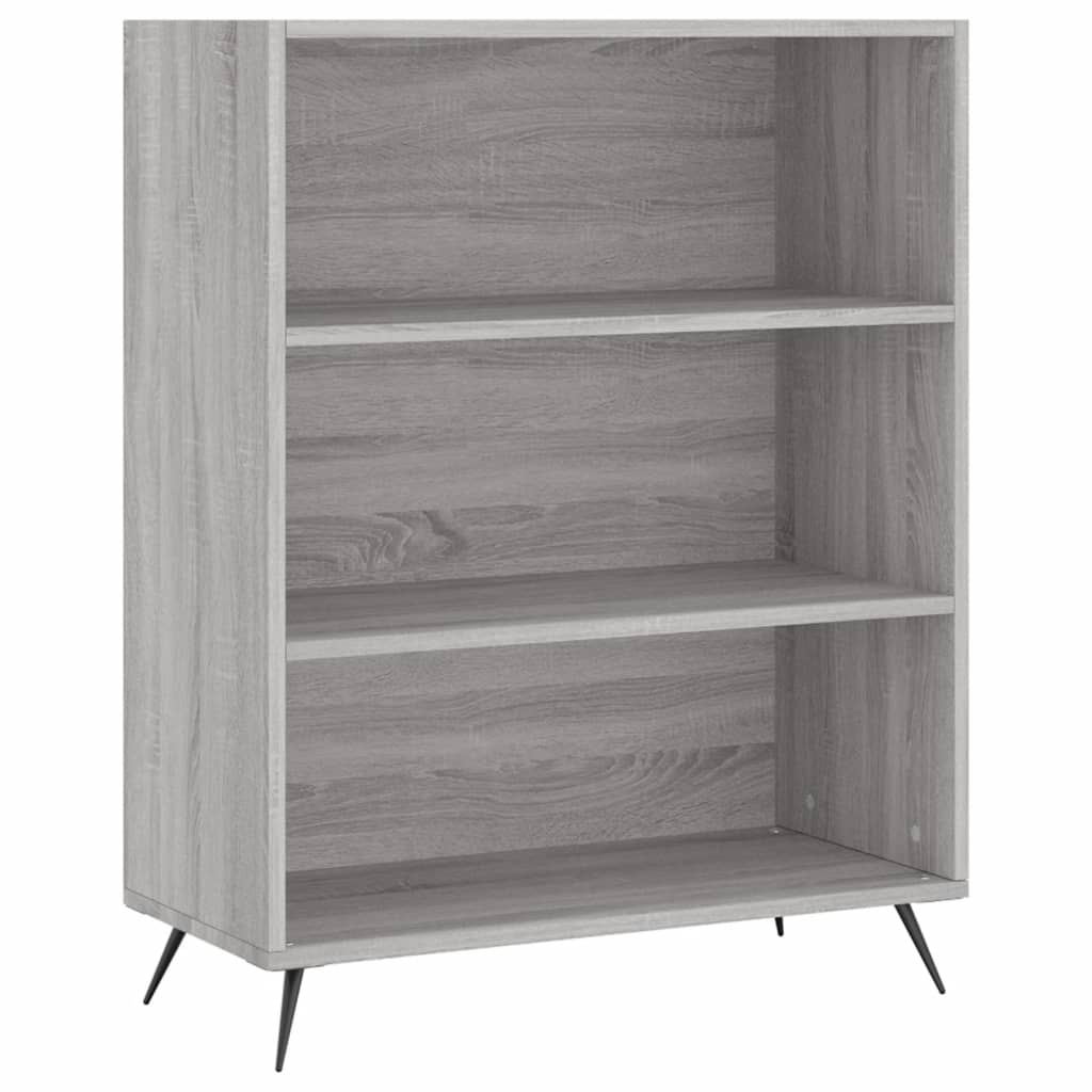 Hoge Kast 69,5X32,5X180 Cm Bewerkt Hout Eikenkleur