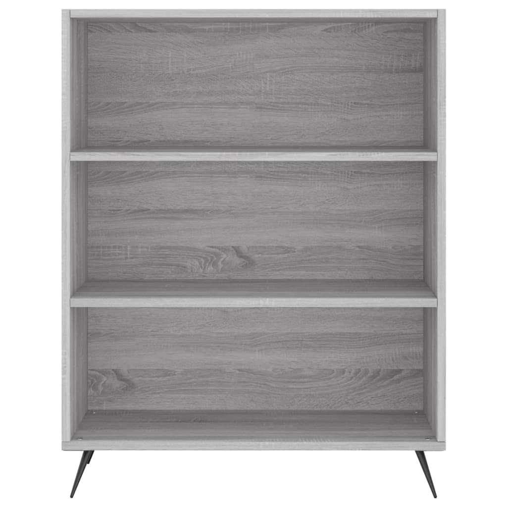 Hoge Kast 69,5X32,5X180 Cm Bewerkt Hout Eikenkleur
