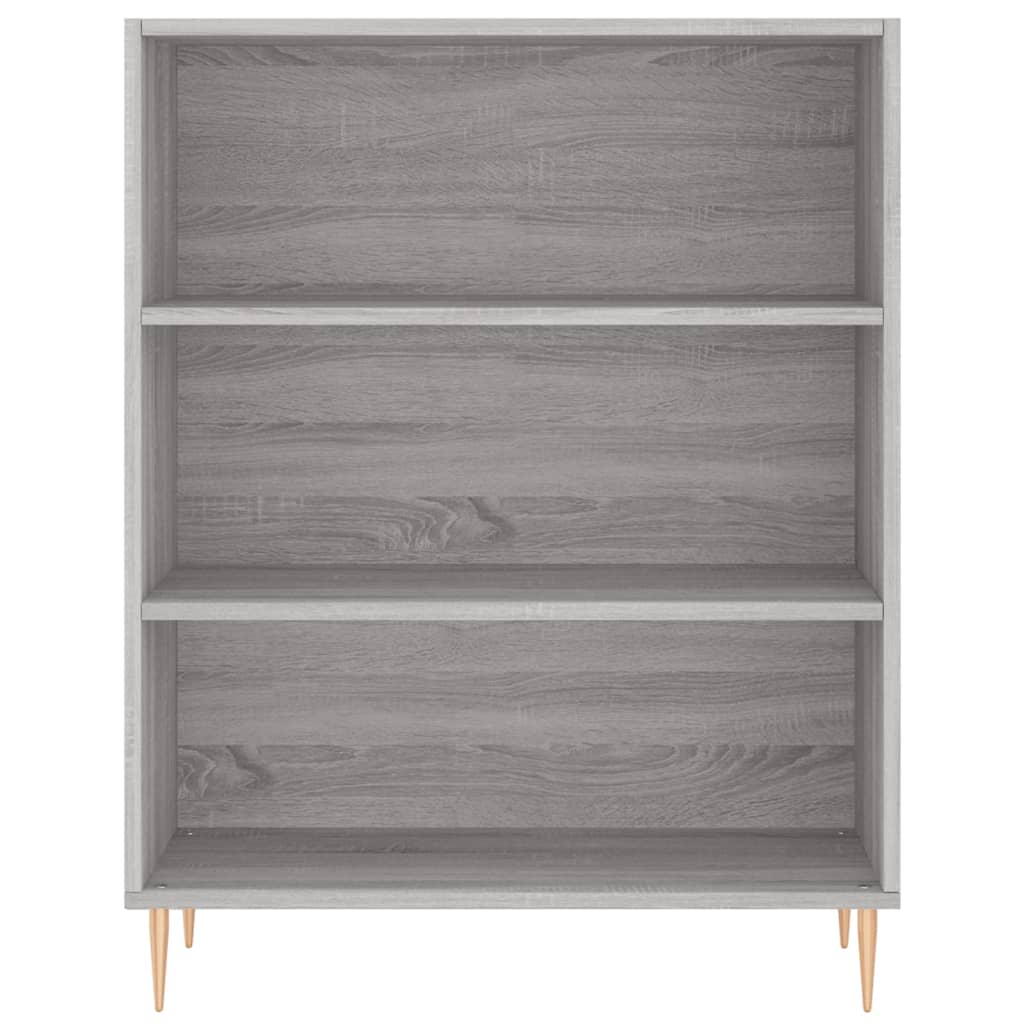 Hoge Kast 69,5X32,5X180 Cm Bewerkt Hout Eikenkleur
