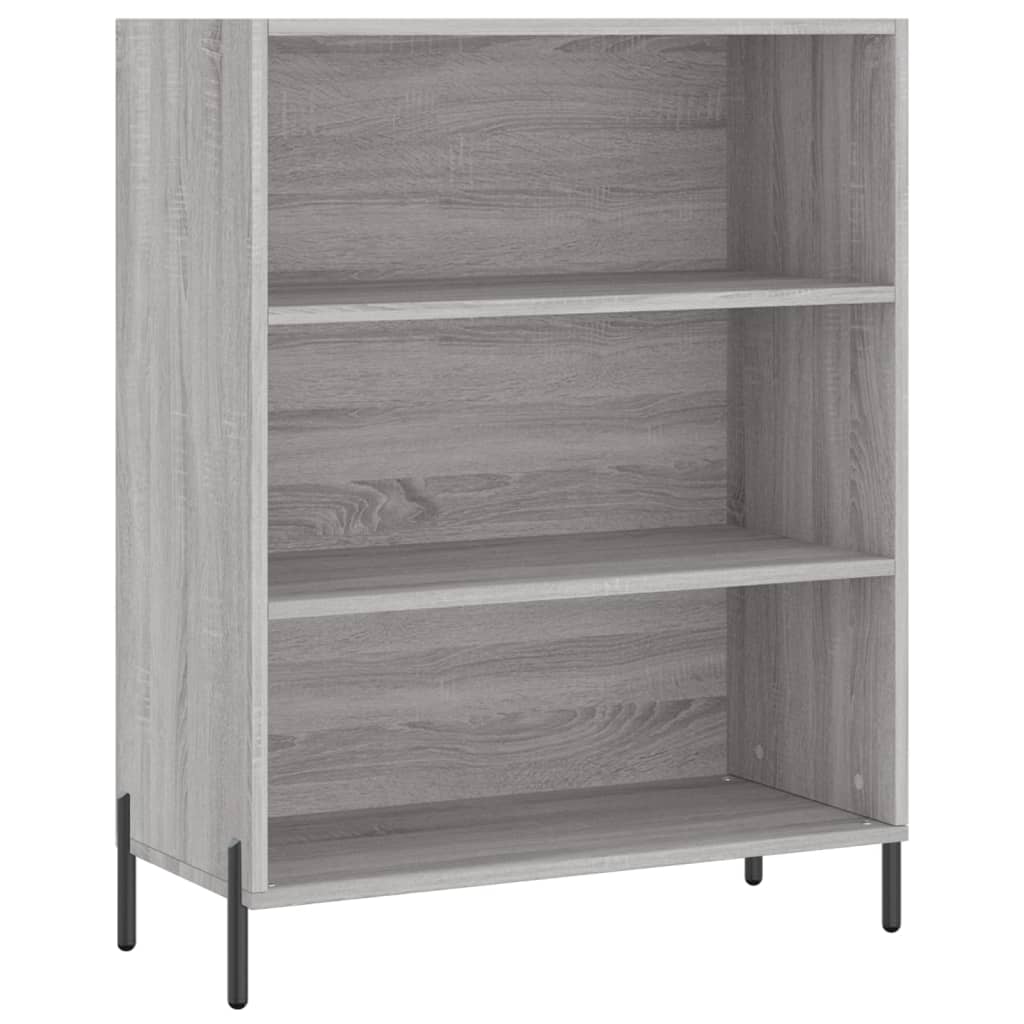 Hoge Kast 69,5X32,5X180 Cm Bewerkt Hout Eikenkleur