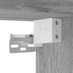 Hoge Kast 69,5X32,5X180 Cm Bewerkt Hout Eikenkleur
