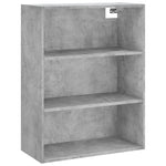 Hoge Kast 69,5X32,5X180 Cm Bewerkt Hout