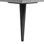 Hoge Kast 69,5X34X180 Cm Bewerkt Hout Eikenkleurig
