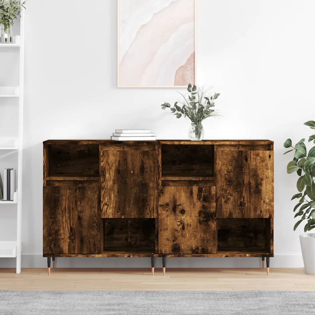 Dressoirs Bewerkt Hout Eikenkleurig