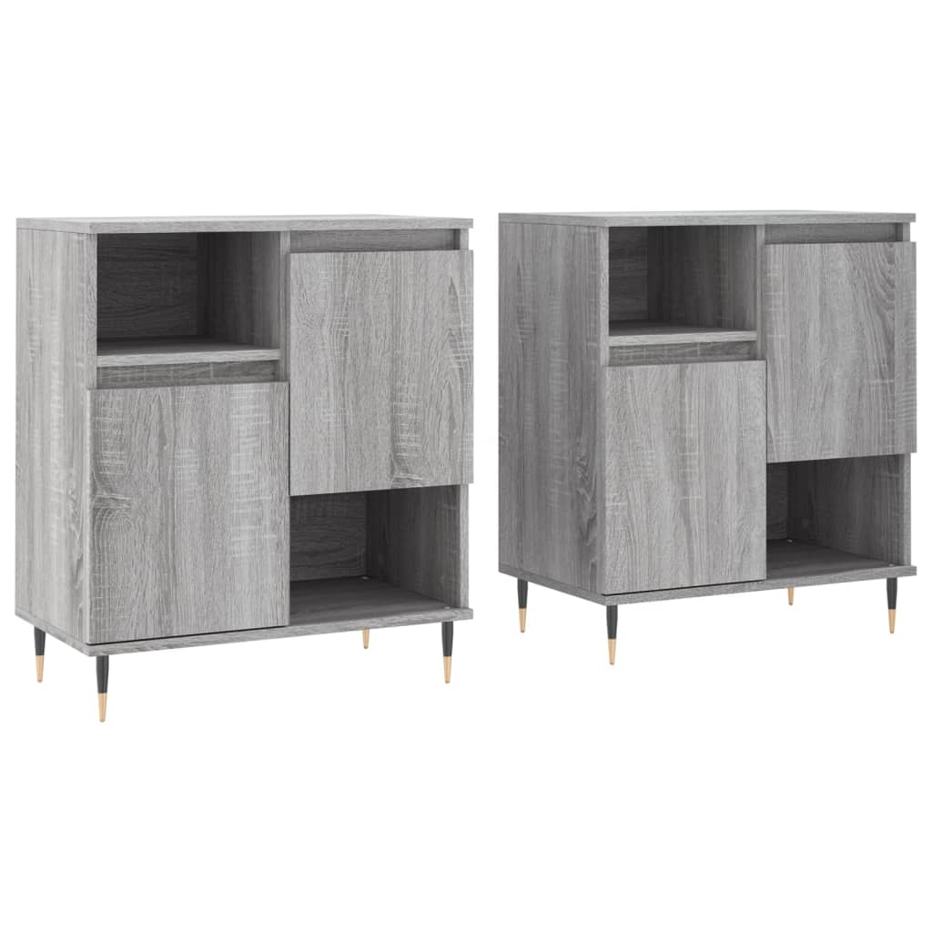 Dressoirs Bewerkt Hout Eikenkleurig