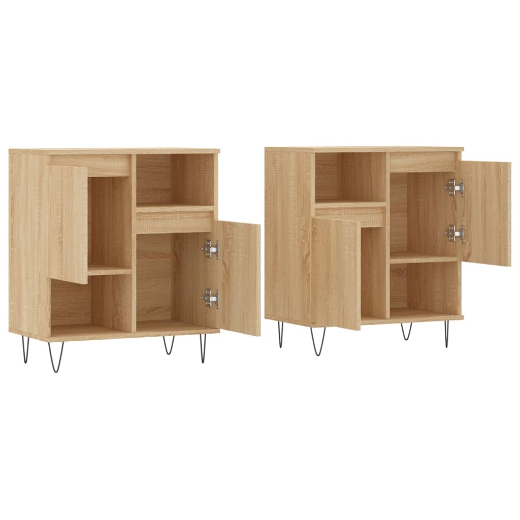 Dressoirs Bewerkt Hout Kleurig