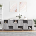 Dressoirs Bewerkt Hout Eikenkleurig