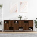 Dressoirs Bewerkt Hout Eikenkleurig