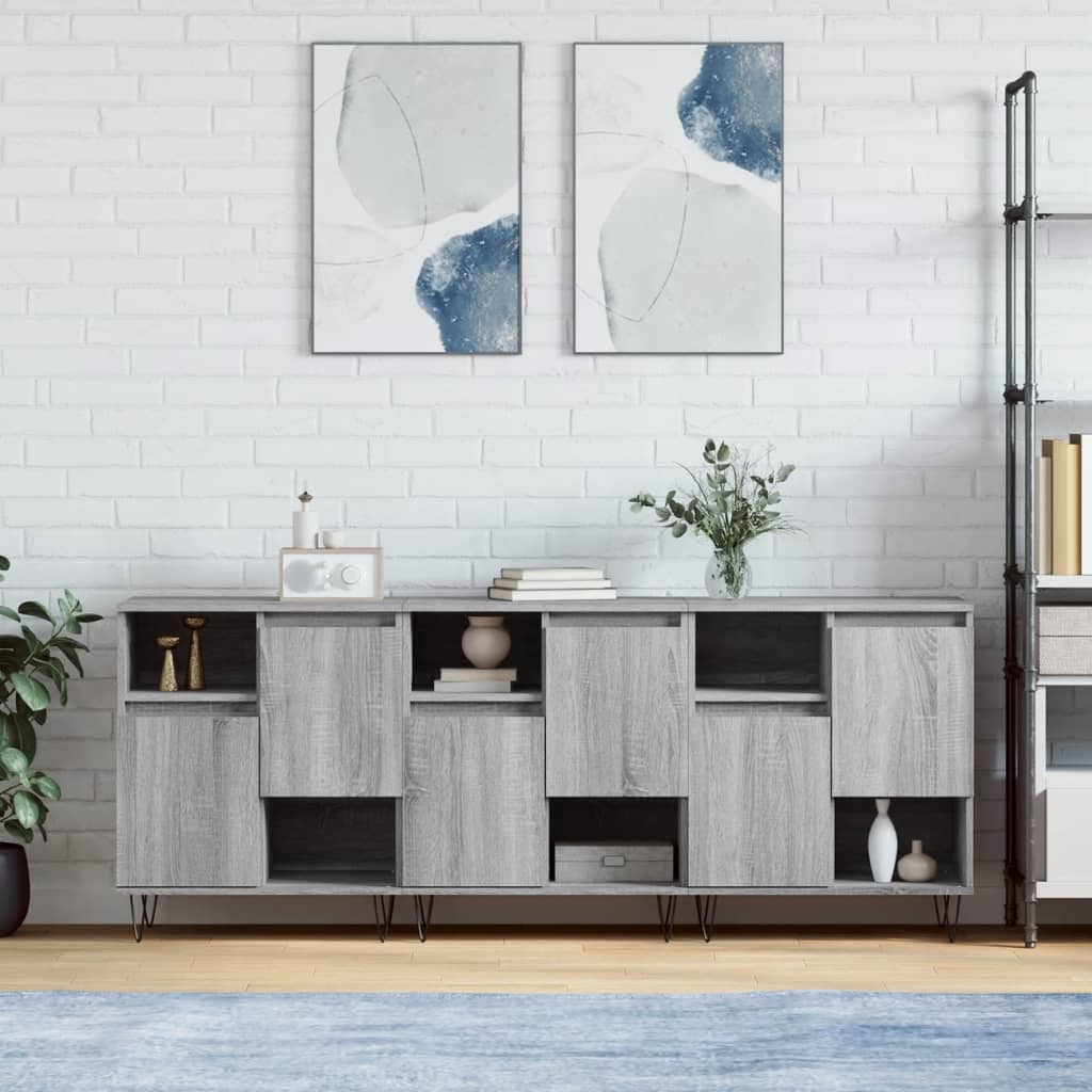 Dressoirs Bewerkt Hout Kleurig