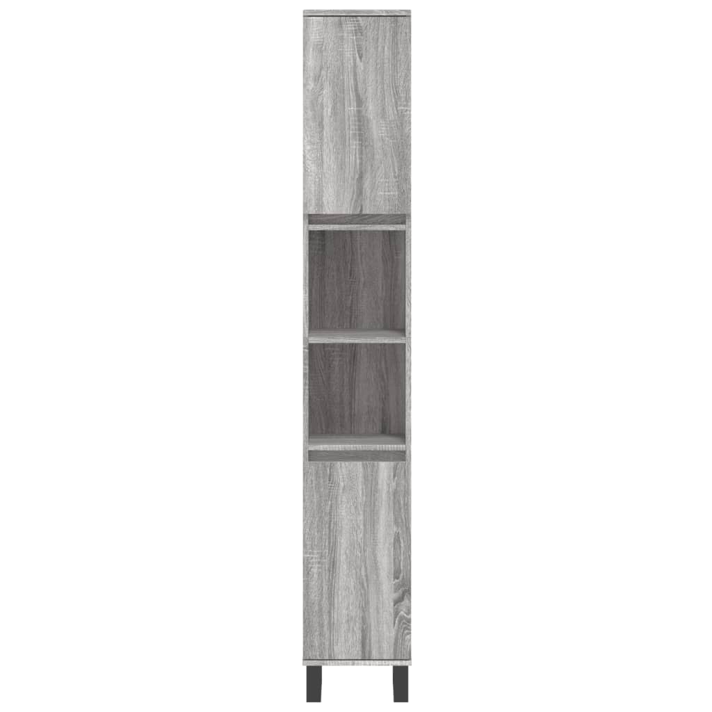 Badkamermeubelset Bewerkt Hout Eikenkleur