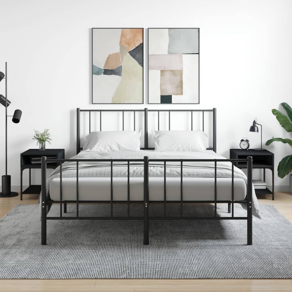 Nachtkastje 40X41X50 Cm Bewerkt Hout Kleurig