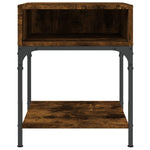 Nachtkastje 40X41X50 Cm Bewerkt Hout Kleurig