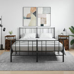 Nachtkastje 40X42X60 Cm Bewerkt Hout Bruin Eikenkleur