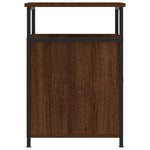 Nachtkastje 40X42X60 Cm Bewerkt Hout Bruin Eikenkleur