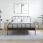 Nachtkastje 34X36X50 Cm Bewerkt Hout Eikenkleurig